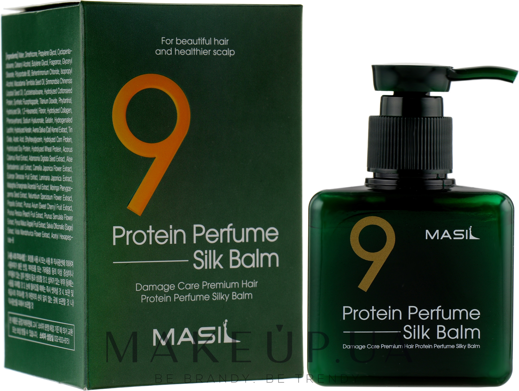 Несмываемый бальзам с протеинами для поврежденных волос - Masil 9 Protein Perfume Silk Balm  — фото 180ml