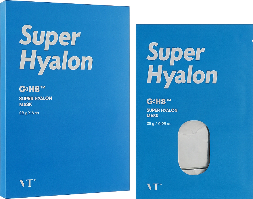 Зволожувальна маска з гіалуроновою кислотою - VT Cosmetics Super Hyalon Mask — фото N1
