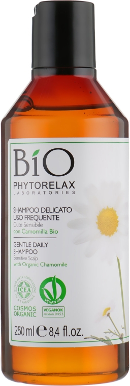 Шампунь для чувствительной кожи с эстрактом ромашки - Phytorelax Laboratories Bio Gentle Daily Shampoo