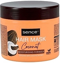 Маска для волосся з кокосовою зволожувальною формулою - Sence Hair Mask Coconut Moisturising Formula — фото N1