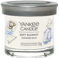 Ароматическая свеча на подставке "Мягкое одеяло", 1 фитель - Yankee Candle Soft Blanket Tumbler — фото N1