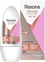 Духи, Парфюмерия, косметика Антиперспирант-ролик - Rexona Maximum Protection Confidence Deo Roll-On