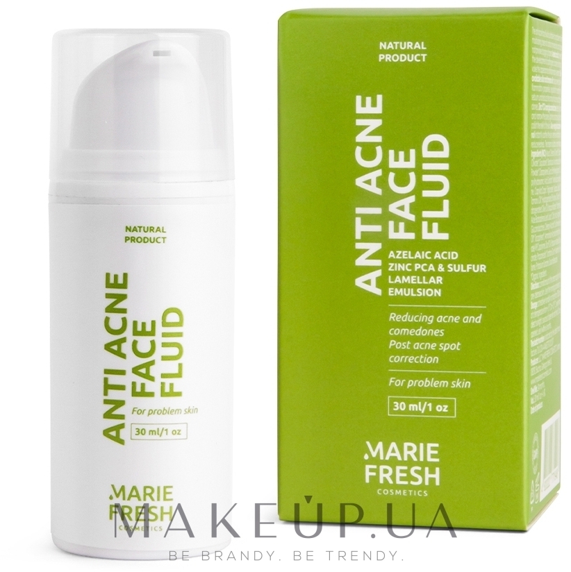 Антиакне крем-флюїд - Marie Fresh Cosmetics Clarifying face fluid — фото 30ml