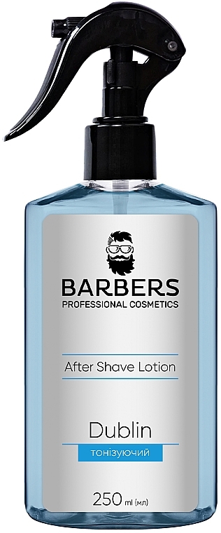 ПОДАРУНОК! Тонізувальний лосьйон після гоління - Barbers Dublin Aftershave Lotion — фото N3