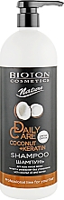 Укрепляющий шампунь с кератином и кокосовым маслом - Bioton Cosmetics Nature Professional Daily Care Shampoo — фото N1