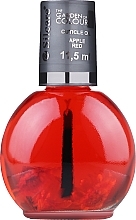 Масло для ногтей и кутикулы с цветами - Silcare Cuticle Oil Apple Red — фото N1