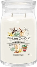 Ароматична свічка - Yankee Candle Signature Sweet Vanilla Horchata — фото N2