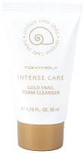 Духи, Парфюмерия, косметика Пенка для умывания - Tony Moly Intense Care Gold Snail Foam Cleanser (мини)