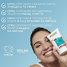 Средство 3в1: гель для умывания, скраб и маска с глиной для кожи лица - Garnier Pure Active — фото N5