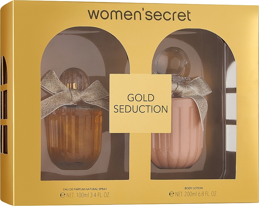 Women Secret Gold Seduction - Набор (edp/100ml + b/lot/200ml) — фото N1