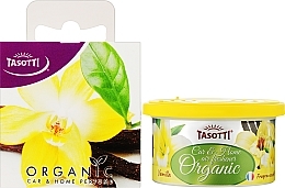 Автомобильный сухой ароматизатор в банке "Vanilla" - Tasotti Organic — фото N2
