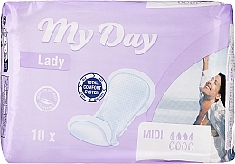 Прокладки женские при недержании, 10шт - My Day Super Incontinence Compress — фото N1