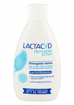 Засіб для інтимної гігієни з антибактеріальним ефектом - Lactacyd Intimate Cleanser with Antibacterial — фото N1