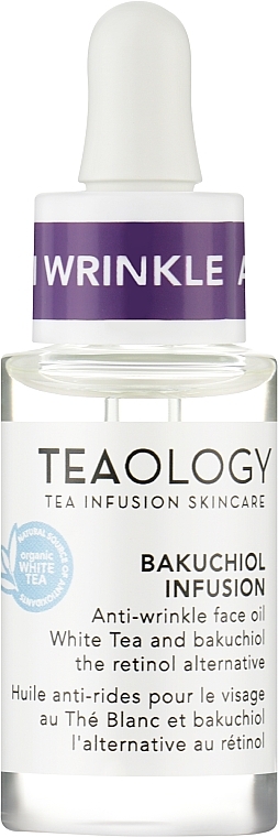 Олія для обличчя проти зморщок - Teaology Bakuchiol Infusion Anti-wrinkle Face Oil — фото N1