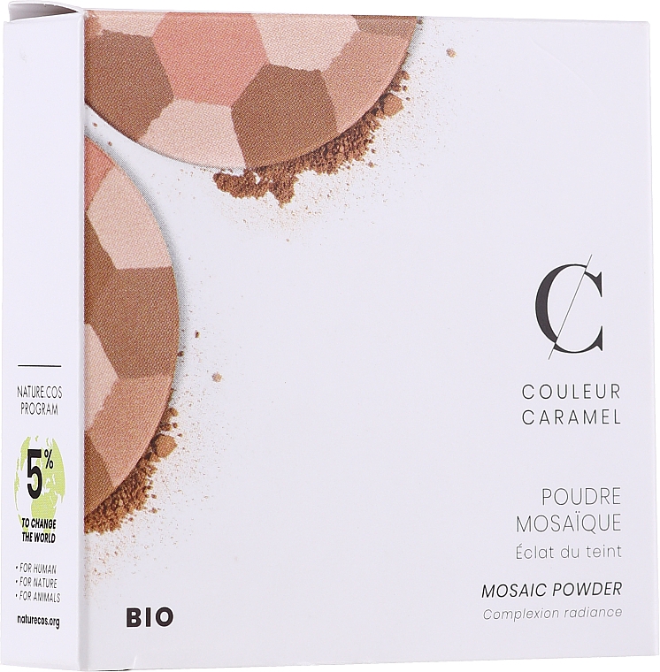 Пудра для лица "Мозаика" - Couleur Caramel Mosaic Powder — фото N1