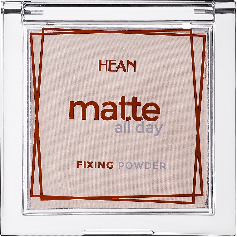 Матирующая пудра для лица - Hean Matte All Day Fixing Powder — фото N4