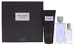 Парфумерія, косметика Abercrombie & Fitch First Instinct - Набір (edt/100ml + edt/15ml + sh/gel/200ml)