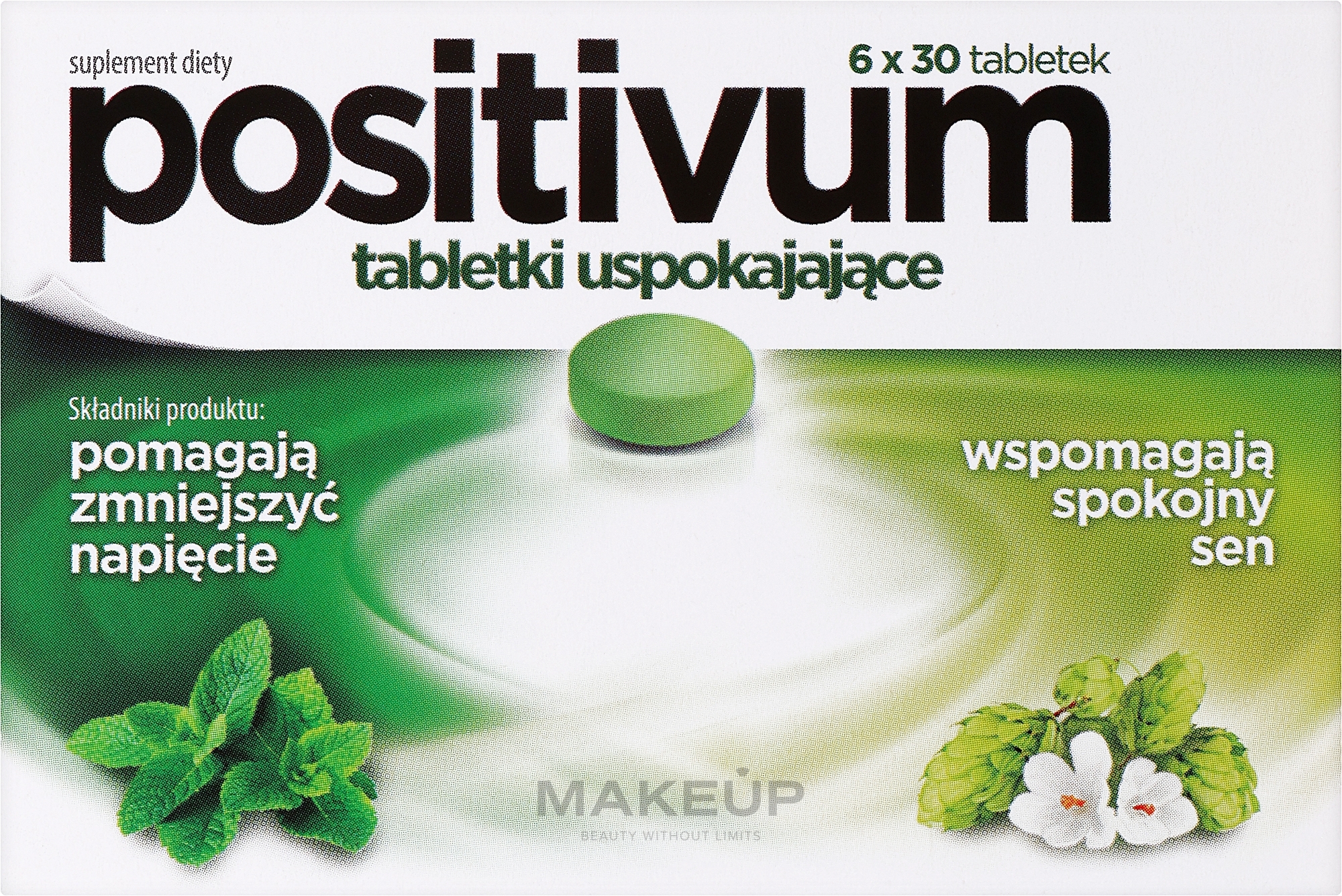 Диетическая добавка "Успокаивающие таблетки" - Aflofarm Positivum — фото 180шт