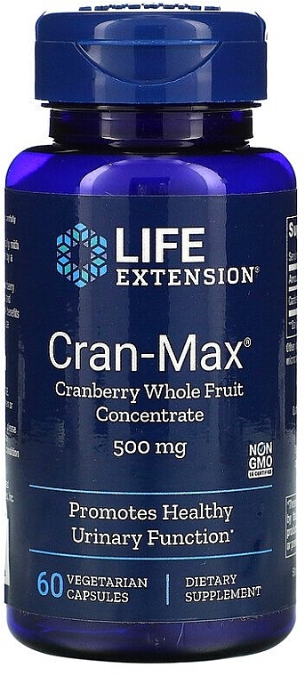 Харчові добавки "Концентрат ягід журавлини" - Life Extension Cran-Max Cranberry Whole Fruit Concentrate — фото N1