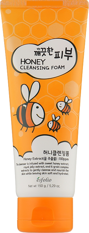 Пенка для умывания "Мед" - Esfolio Pure Skin Honey Cleansing Foam
