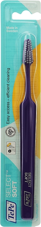 Зубная щетка Select, мягкая, фиолетовая - TePe Select Soft — фото N1