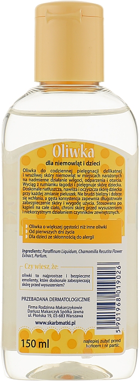 Дитяча олія - Skarb Matki Olive For Babies — фото N2