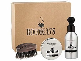 Духи, Парфюмерия, косметика Набор - Roomcays Gift Set (oil/beard/30ml + balm/beard/50ml + brush)