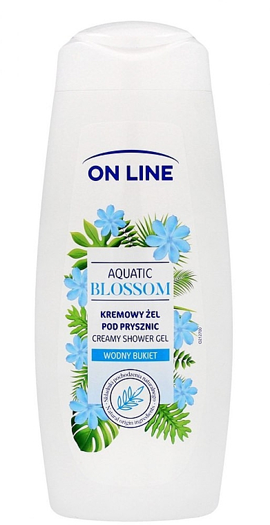 Гель для душа "Водный цветок" - On Line Aquatic Blossom Creamy Shower Gel — фото N1