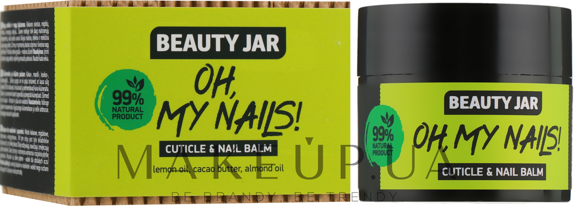 Бальзам для ногтей и кутикулы - Beauty Jar Oh My Nails! Cuticle&Nail Balm — фото 15ml