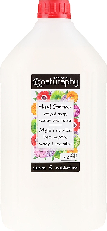 Гель для дезинфекции «Чистота и увлажнение» - Naturaphy Hand Sanitizer — фото N2