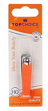 Кусачки для ногтей 76947, неоновые, оранжевые - Top Choice Colours Nail Clippers — фото N1
