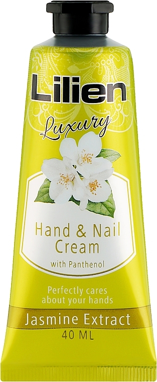 Крем для рук і нігтів - Lilien Hand And Nail Cream Jasmine — фото N1