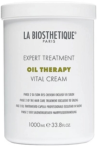 Маска для интенсивного восстановления поврежденных волос - La Biosthetique Oil Therapy Vital Cream — фото N1