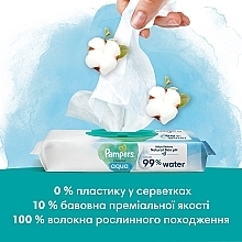 Дитячі вологі серветки, 4x48 шт. - Pampers Harmonie Aqua Baby Wipes — фото N4