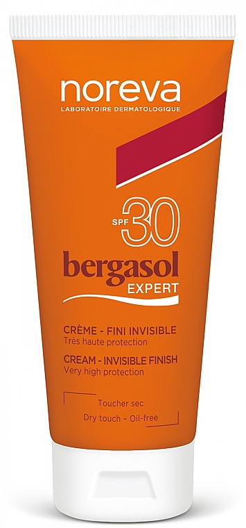 Сонцезахисний крем - Noreva Laboratoires Bergasol Expert Invisible Finish Cream SPF 30+ — фото N2
