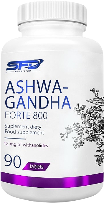 Пищевая добавка "Ашваганда форте 800" - SFD Nutrition Ashwagandha Forte 800 Mg — фото N1