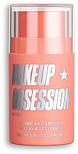 Тінт для щік і губ - Makeup Obsession Cheek & Lip Tint Duo Stick — фото N2