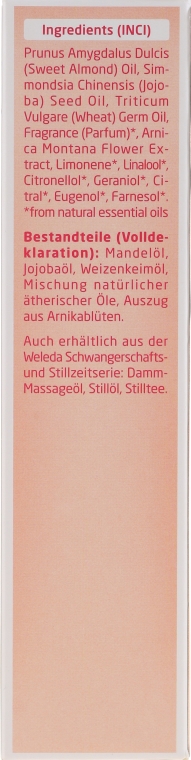 Масло для профілактики розтяжок - Weleda Schwangerschafts-Pflegeol — фото N5