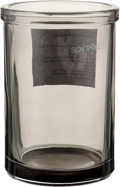 Склянка для ванної кімнати "Yoko", скло, коричнева - Spirella — фото N1