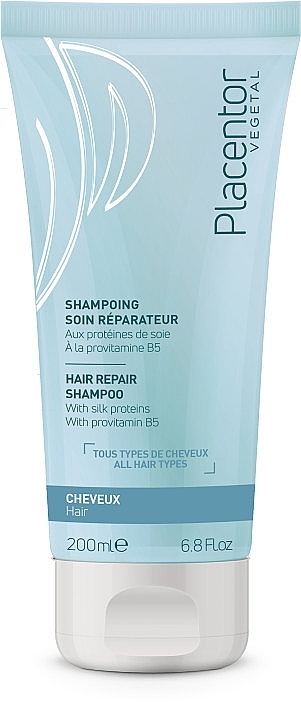 Восстанавливающий шампунь для волос - Placentor Vegetal Hair Repair Shampoo — фото N1
