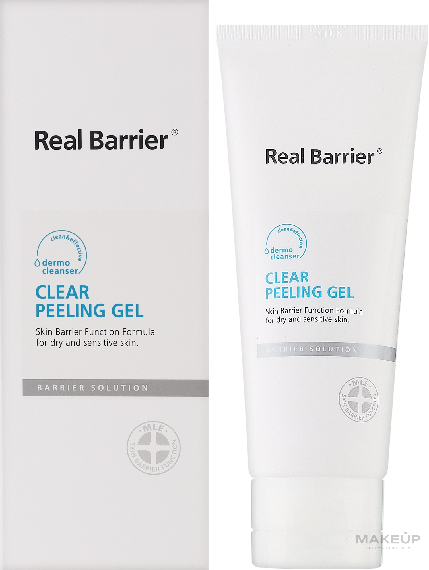 Заспокійливий пілінг-гель для обличчя - Real Barrier Aqua Soothing Peeling Gel — фото 100ml