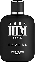 Духи, Парфюмерия, косметика Lazell Aqua Him Black - Туалетная вода 