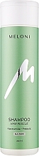 Зміцнювальний безсульфатний шампунь проти випадіння з ніацинамідом та пребіотиком - Meloni Hair Rescue Shampoo — фото N2