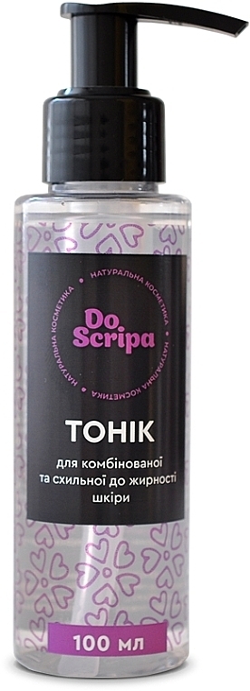 Тонік для комбінованої, схильної до жирності шкіри обличчя - Do Scripa