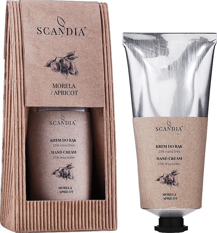 Крем для рук "Абрикоса" - Scandia Cosmetics Hand Cream 25% Shea Apricot — фото N2