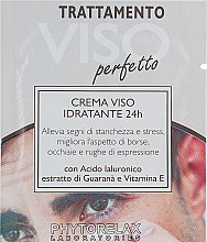 Духи, Парфюмерия, косметика Увлажняющий крем для мужчин - Phytorelax Laboratories Trattamento Perfect Man 24h Hydrating Face Cream (пробник)