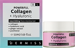 Питательный крем с гиалуроновой кислотой и коллагеном - Farmona Dermiss Powerful Collagen + Hyaluronic — фото N2