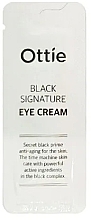 Крем вокруг глаз с муцином черной улитки - Ottie Black Signature Eye Cream (пробник) — фото N1