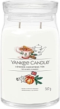 Ароматическая свеча в банке "London Christmas Tea", 2 фитиля - Yankee Candle Singnature  — фото N2