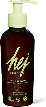 Шампунь для ежедневного применения - Hej Organic The Hairdresser Everyday Care Shampoo Cactus — фото N2